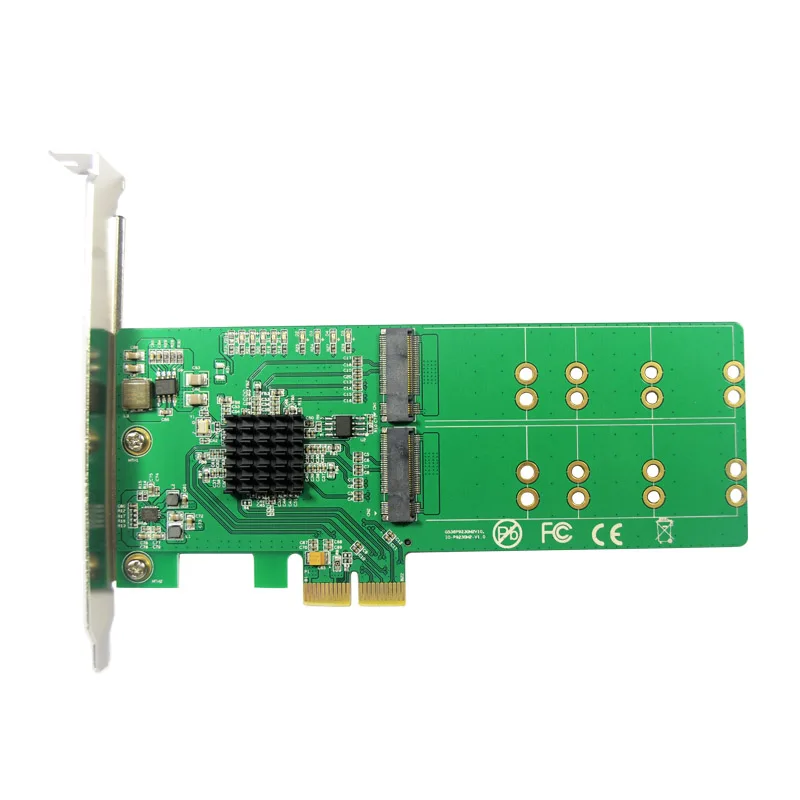 PCI Express на 4 x NGFF M.2 B Ключ адаптер PCIE M2 SSD карта Поддержка 2280 2260 2242 2230 Marvell 88se9235 чипы |