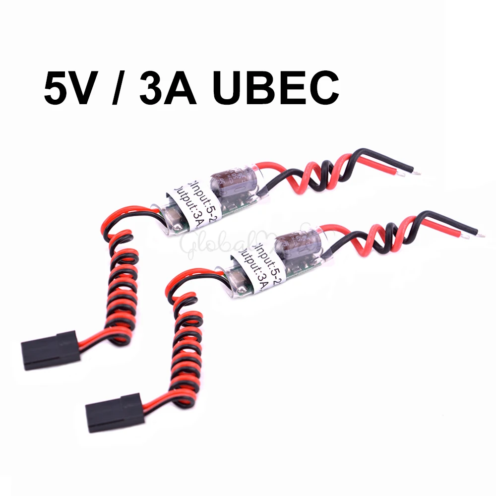 FPV RC UBEC BEC 5V 3A 5V/3A самый низкий уровень шума RF полностью экранирующий