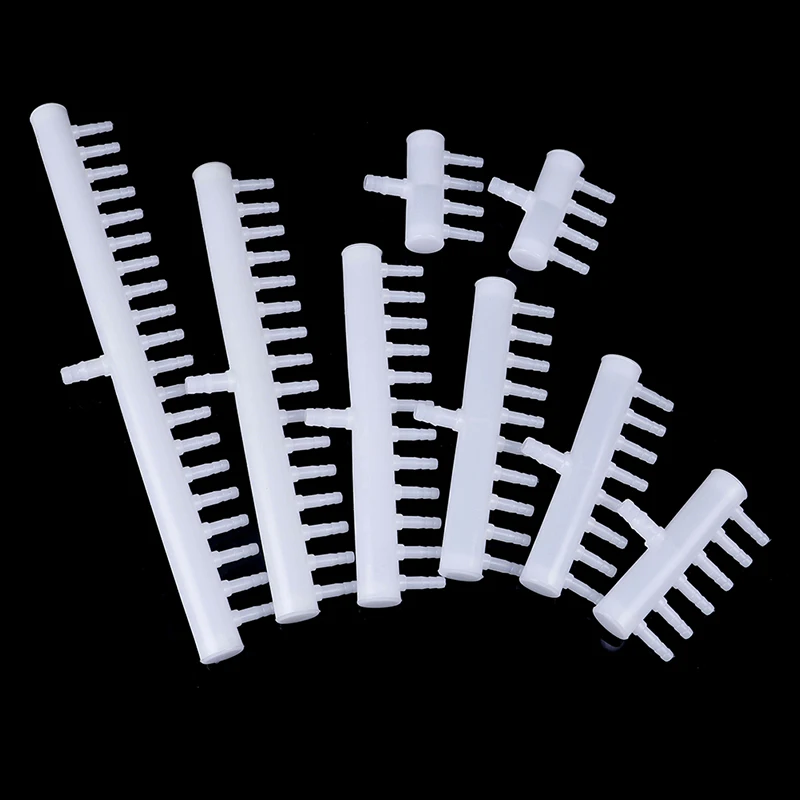 

1/2pcs Plastic Aquarium Fish 4 6 8 10 12 16 20 Way Aquarium Fish Tank Air Flow Splitter Control Lever Valve