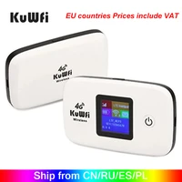 kuwfi 4g router 150mbps wireless wifi 3g4g lte routers unlocked global sim card tddfdd router with sim cardtf card slot