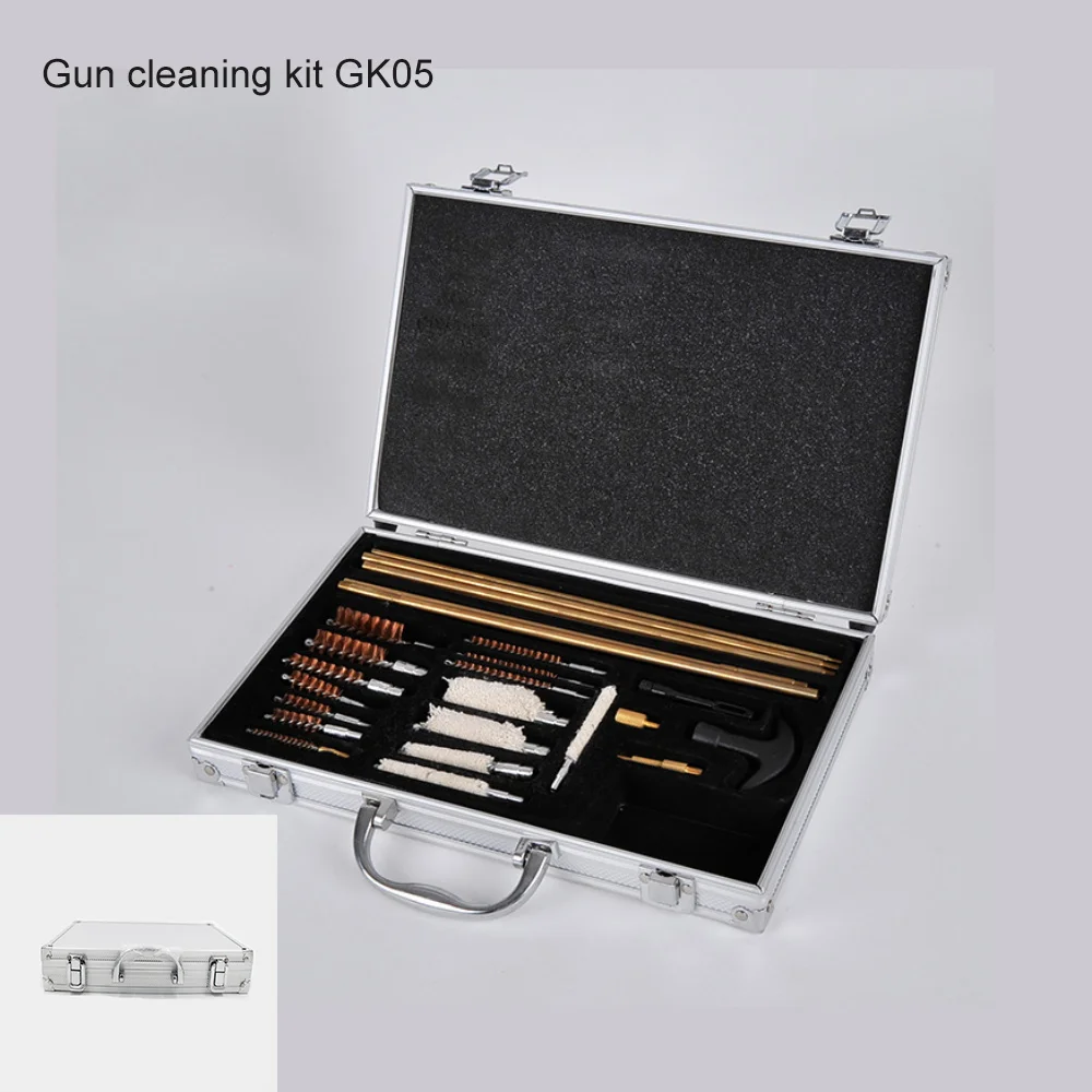 23 шт. универсальная оружейная Чистящая комплект с Алюминий чехол для винтовка