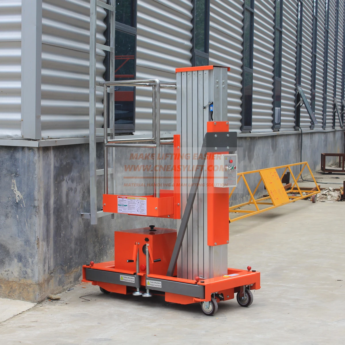 Алюминиевая мачта портативная подъемная платформа небольшая платформа| |