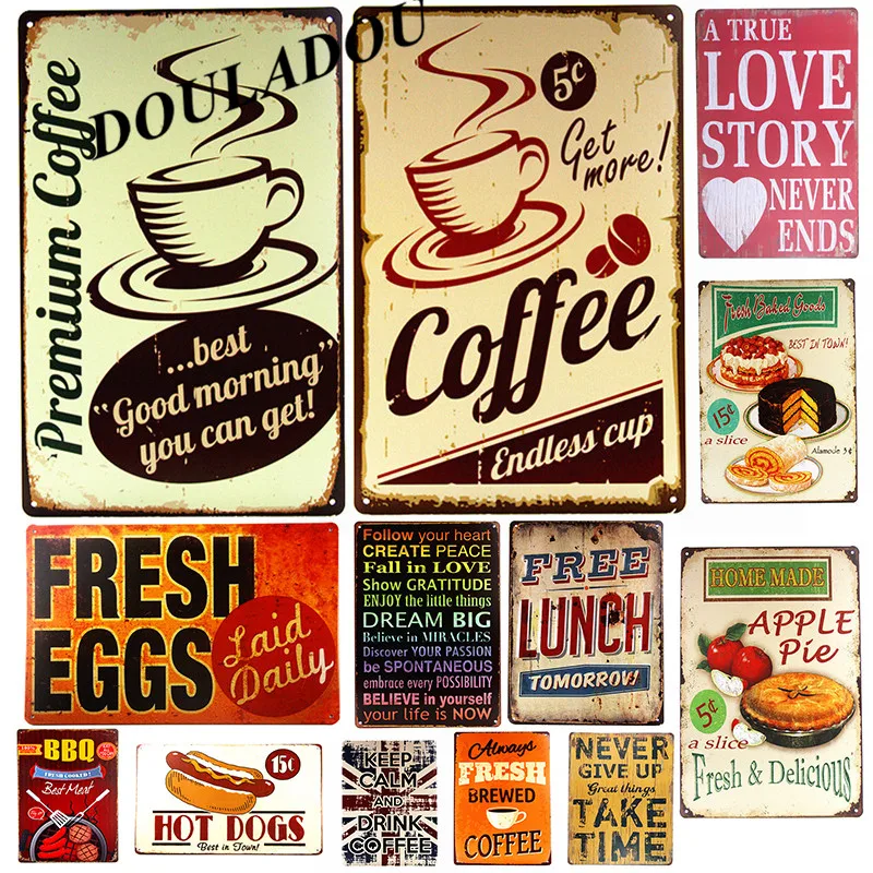 

[Douladou]Family Rules Metal Painting Plaque Vintage Wall ART Pub Poster Metal Decor Wall Signs Tin Sign Vintage Artwork20x30CM