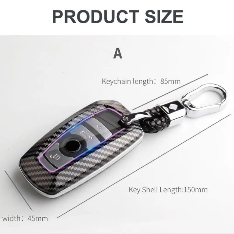 

ABS Car Key Case For BMW 1 2 3 4 5 6 7 8 Series X1 X3 X4 X5 X6 M4 M5 M6 GT3 GT5 Keychain Holder Smart Remote Fob Protector Cover
