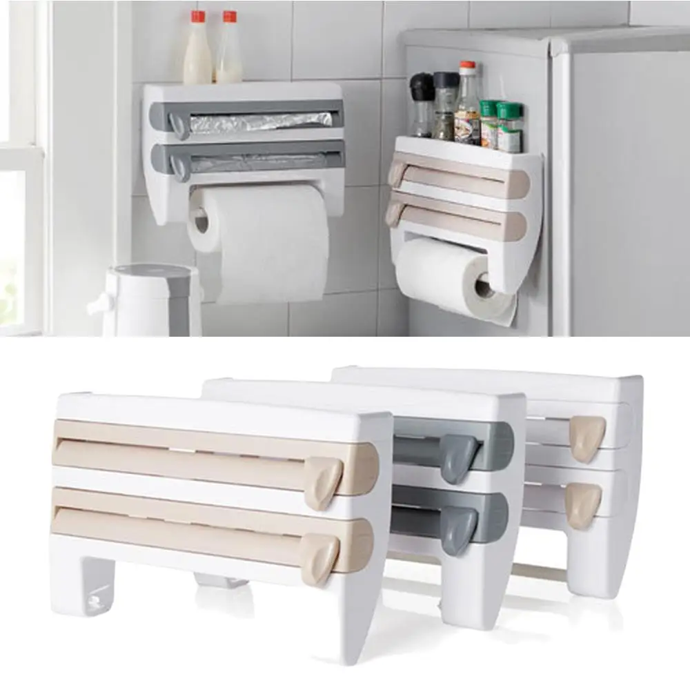 Многофункциональная кухонная стойка для специй бутылка соуса бумага