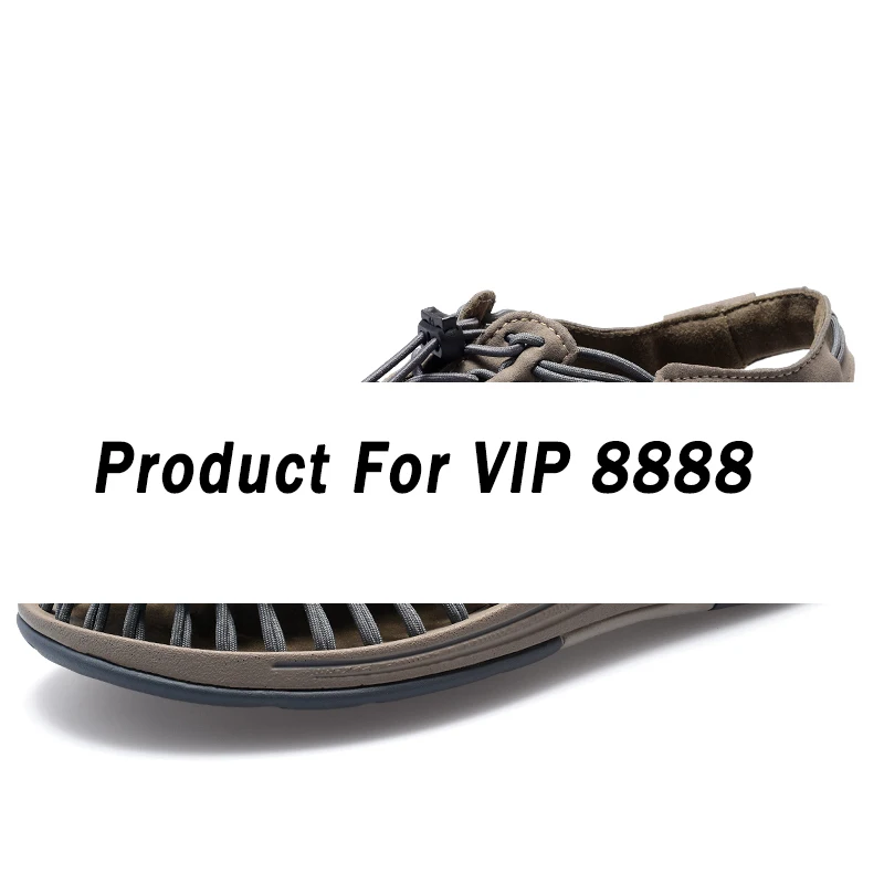 Сандалии мужские на плоской подошве мягкие удобные босоножки с круглым носком