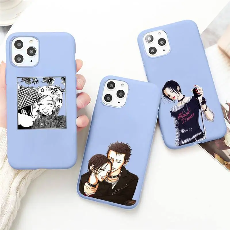 

Oosaki NANA Japan anime Phone Case Candy Color for iPhone 6 7 8 11 12 13 s mini pro X XS XR MAX Plus