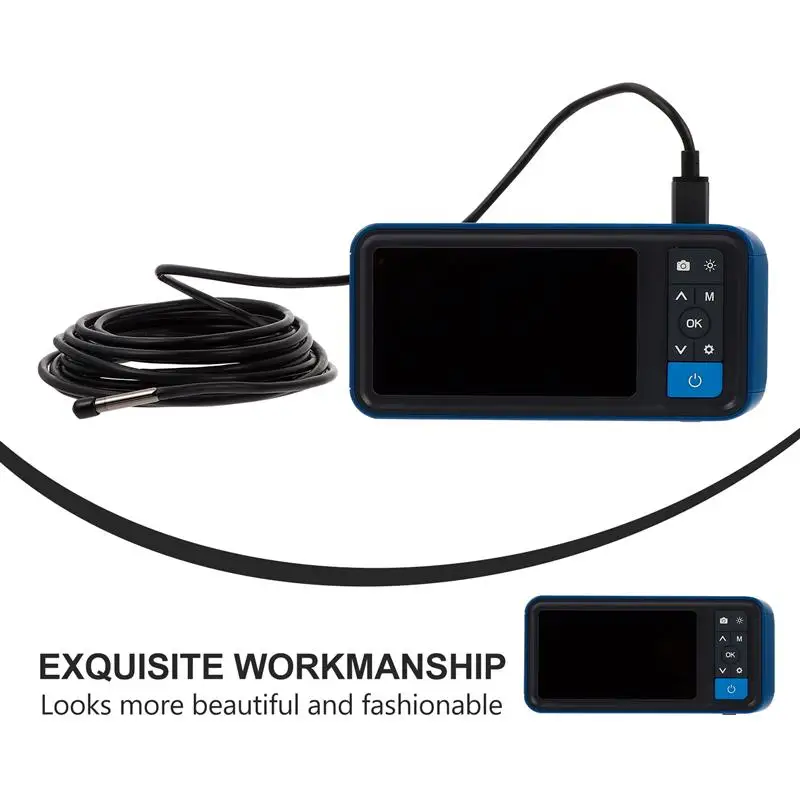 Автомобильный цифровой Бороскоп с двумя объективами и ЖК-камерой высокой