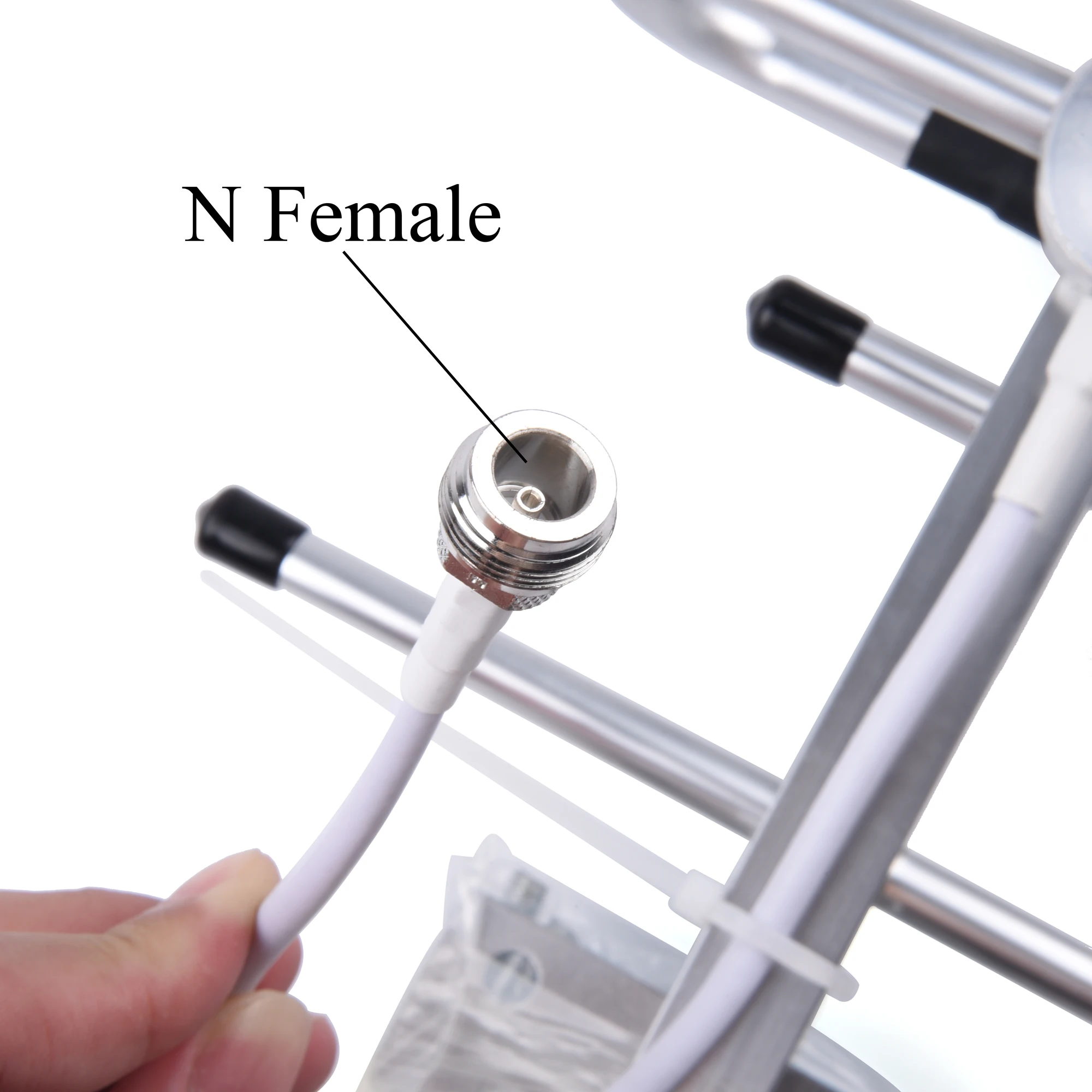 FR&RU Warehouse 2G/3G/4G LTE 10dBi Antenna 698-2700MHz Outdoor Yagi Antenna N Female Fit For Signal Booster Amplifier Repeater