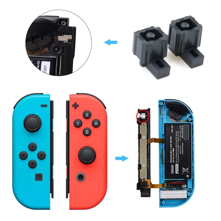 Юйси 3D аналоговые Joycon джойстик для пальца палочки Сенсор & замок Пряжка Замена