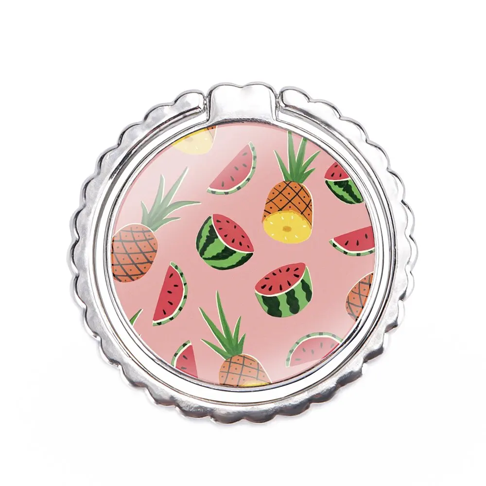 Ананас фруктов банан арбуз кокос фрукты сотовый телефон кольцо подставка