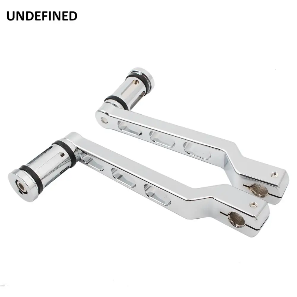 

Motorcycle Heel Toe Shift Lever w/ Pegs Chrome For Harley Heritage Softail Fatboy Toruing Road King Trike Glide FL FLT FLHT