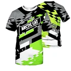 Летняя мужская футболка с коротким рукавом и логотипом Arctic Cat Car, быстросохнущая Удобная Повседневная футболка большого размера для фитнеса и занятий спортом на открытом воздухе, 2021