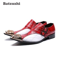 luxury men dress shoes pointed iron toe genuine leather shoes men formal zapatos hombre party and wedding shoes men sizes us12