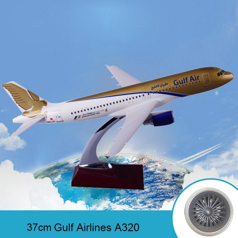 37 см смолы залива воздуха с трёхмерными чертёжами A320 самолет Аэробус модель