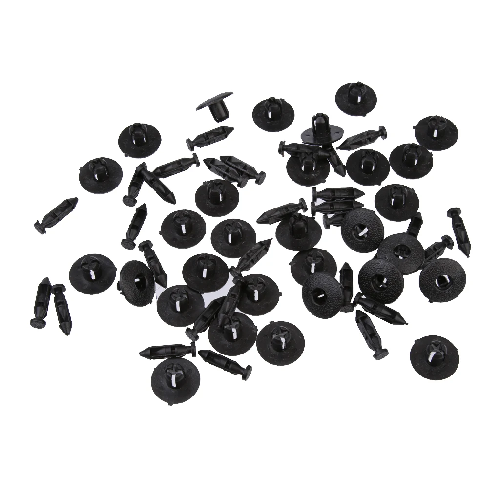 

30pcs Bumper Radiator Mounting Clips Fastener 8mm For Volvo Subaru