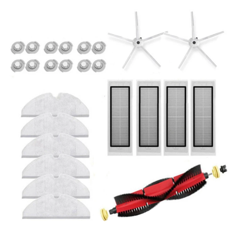 Лучшие предложения Набор щеток с роликами и боковыми щетками для пылесоса Xiaomi