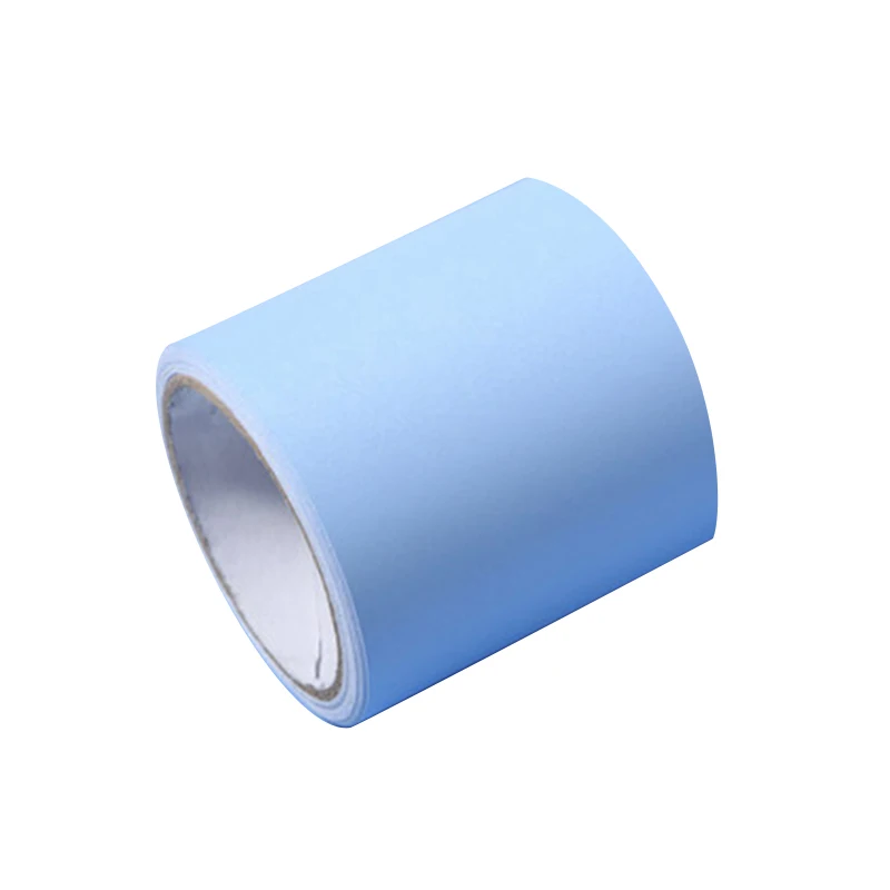 Matte Light Blue 5 м/10 м Гостиная Водонепроницаемый Настенный декор линия талии наклейка плинтус плитка наклейки DIY самоклеющиеся однотонные обои границы - Цвет: Matte Light Blue