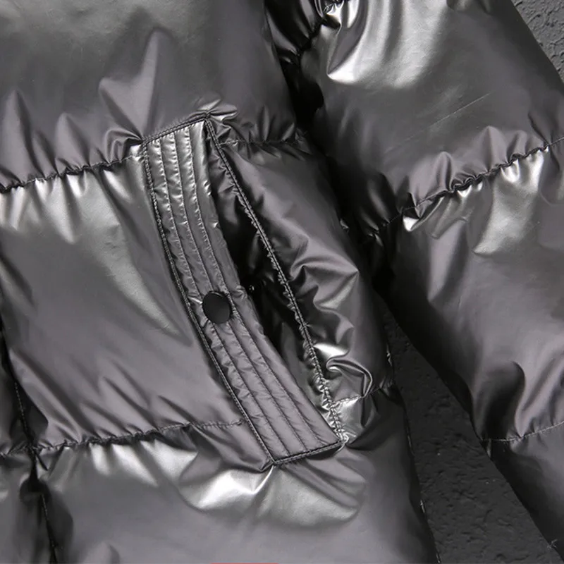 

New Winter Men Down Jacket High-quality Fashionable Cotton Coat Hoody Jacket Men's Clothing