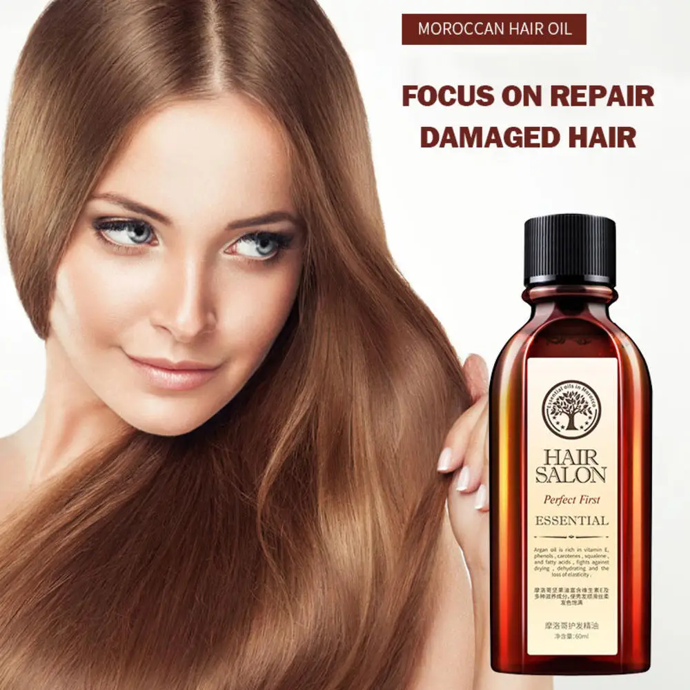 60 мл многофункциональный уход за волосами и кожей головы масло для волос