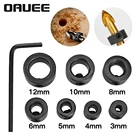 7 шт.компл. 3-12 мм сверло глубина стопорное кольцо позиционер расстояние кольцо локатор для деревообработки сверло с фрезами