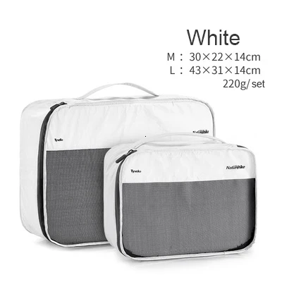 White M L NatureHike 2 шт M L Tyvek косметичка для хранения плавания дорожная деловая походная переносная сумка для хранения одежды и обуви - Цвет: White M L