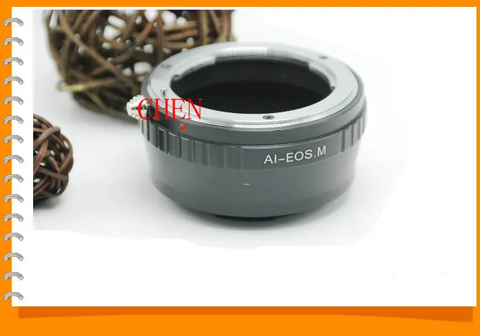 

Lens Mount Adapter Ring AI-E0SM for Nikon F mount Lens and for EOSM EF-M mirrorless camera