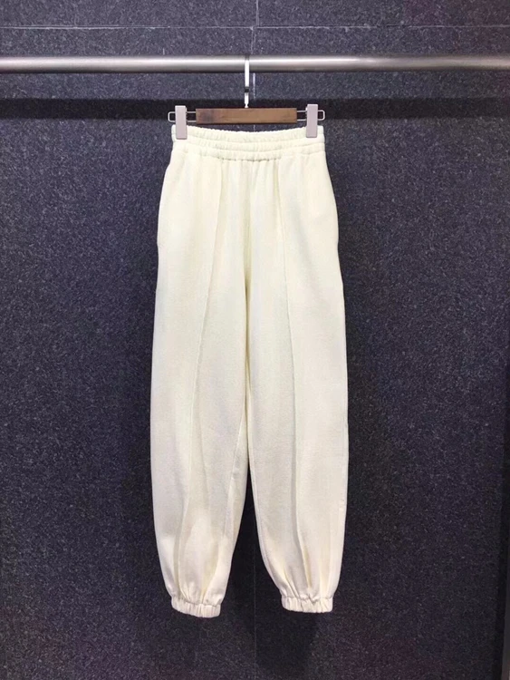 

2021 new women Fashion Loose Corduroy Solid Color Sweatpants Casual Pants 914