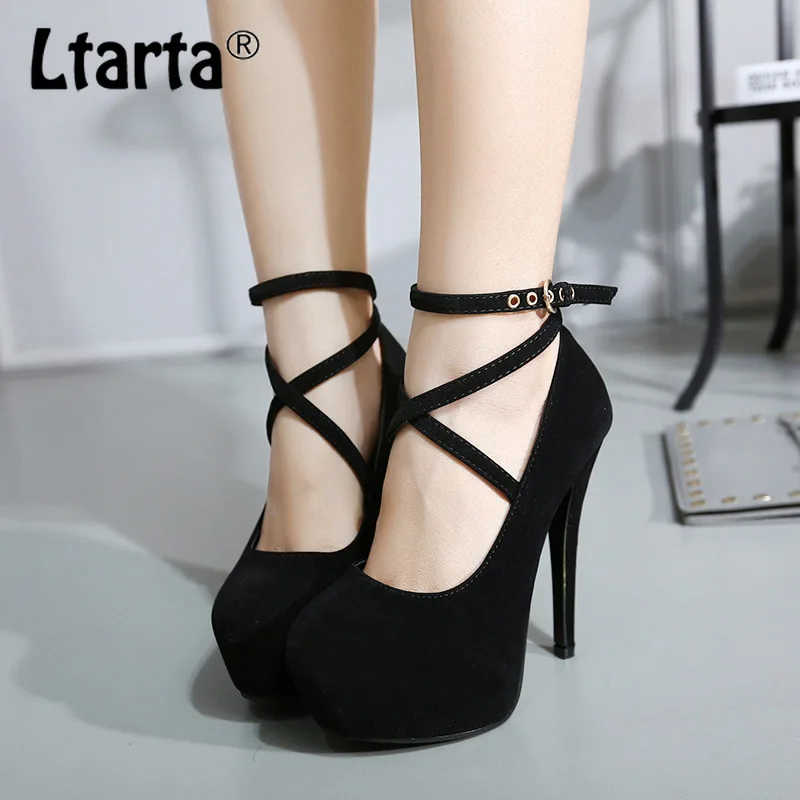 Женские туфли с круглым носком LEOPARD LAND водонепроницаемые на платформе и высоком