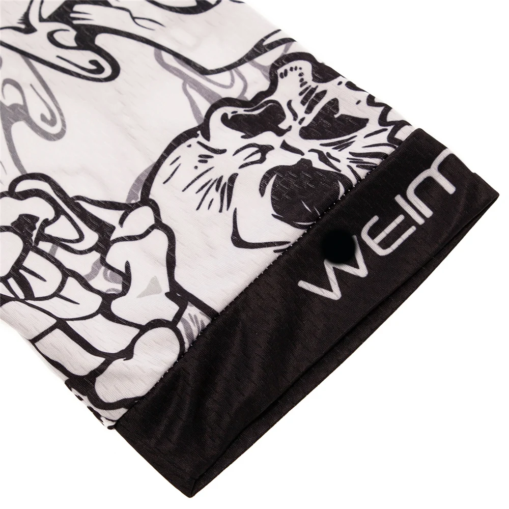 Мужские велосипедные Джерси с принтом черепа рубашки для дорожного горного