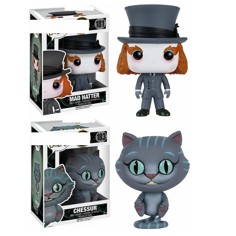 Экшн фигурки funko pop из аниме Алиса в стране чудес Чеширский кот 183 # сумасшедший