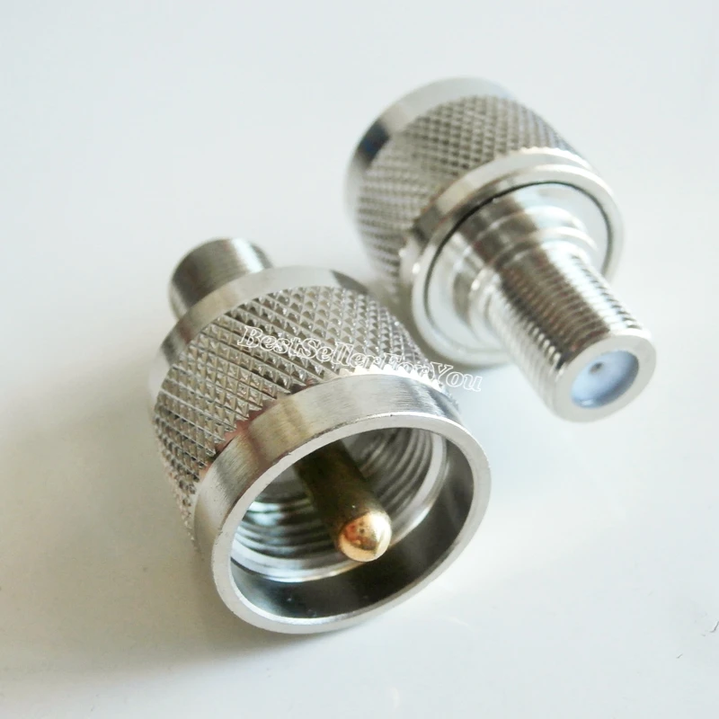 1 шт. переходник F-UHF F Jack Female на UHF PL-259 PL259 штекер RF разъем медь | Строительство и