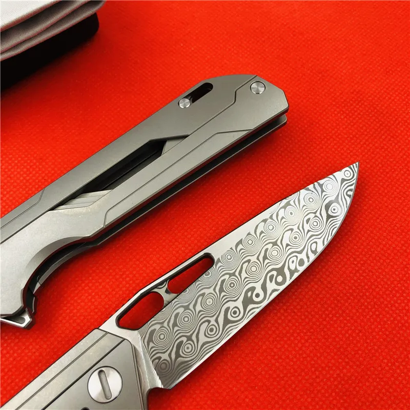 Складной нож Libing Mechanic II Generation M390 из порошковой стали ручка титанового сплава