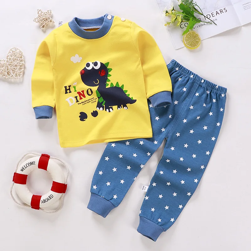 

Pyjama Bebe Unisex 6M-5T Clothes Girl Underwear Set Boy Babies Home Pajamas Baby Clothing Thanksgiving Baby Girl Baby's Sets