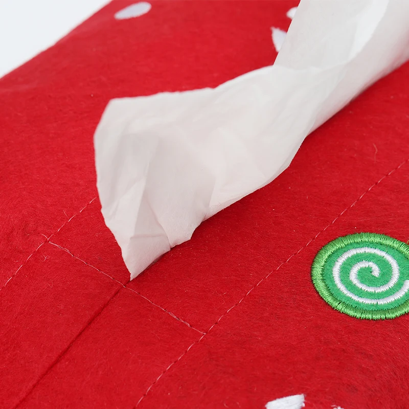 Рождественская конфетная бумага Наборы полотенец Чехлы для праздничной