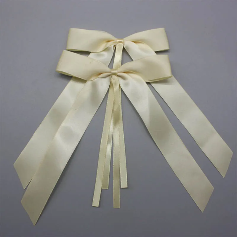 

Terylene 50Pcs Decoration Bowknots Chairs Cloth Accessories Delicate Wedding Supplies Party Chairs Decoration Wedding Car Decor