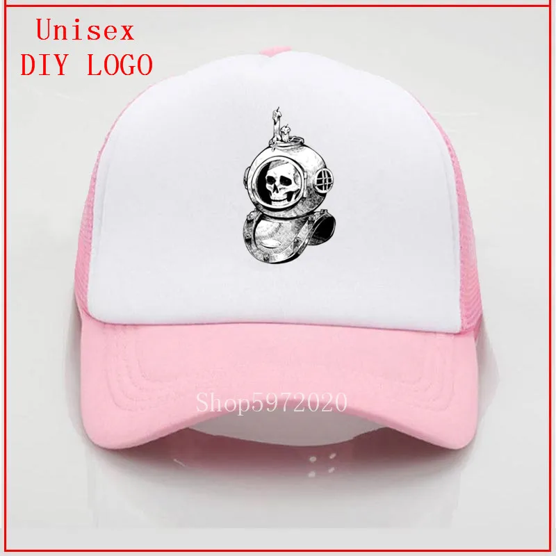 Шапка-Снэпбэк для мужчин и женщин с глубоким погружением в виде черепа Акваланга