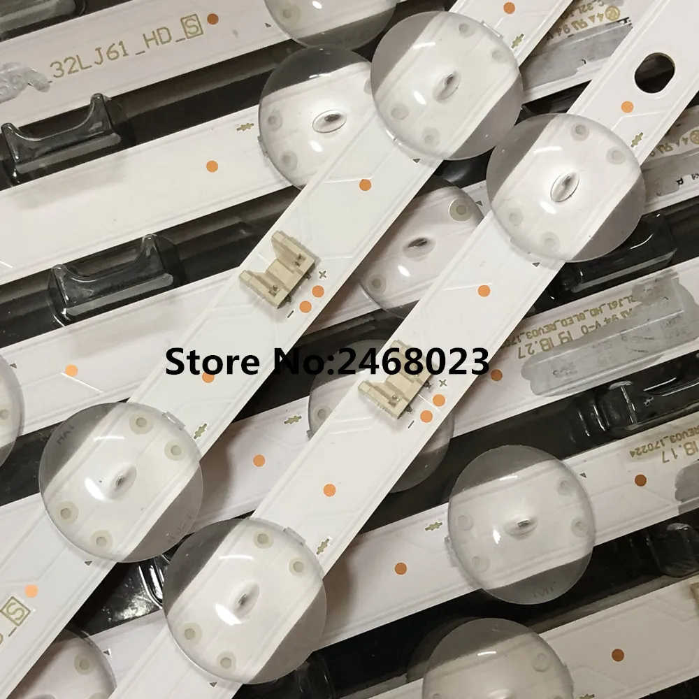 Новый комплект из 2 предметов 8 светодиодный s 600 мм подсветка полосы для LG 32LJ510U