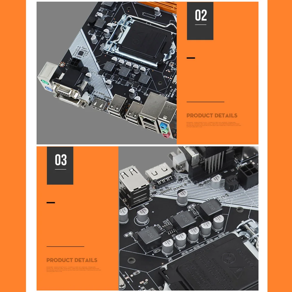 HUANANZHI B75 Замена для I3 I5 I7 cpu настольная материнская плата SATA3 LGA1155 печатная USB 3 0