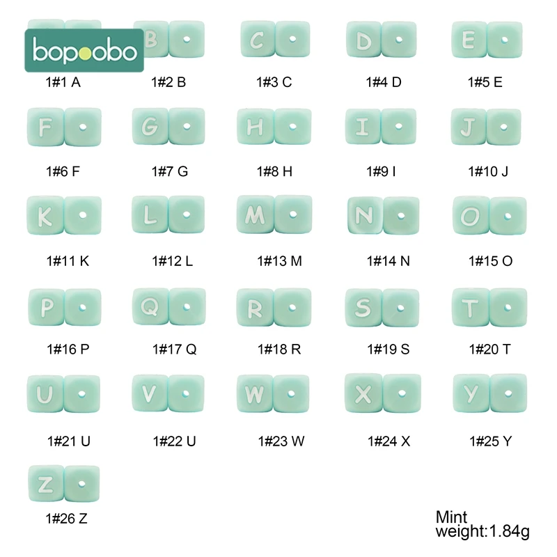 

Bopoobo 100 шт 12 мм Силиконовые Бусины с буквами пищевые силиконовые бусины Детские Прорезыватели жевательное ожерелье Бисероплетение DIY подаро...
