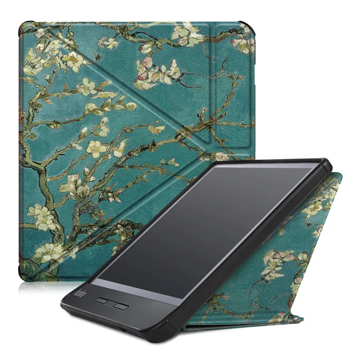 XH Чехол GLIGLE auto-sleep/wake для KOBO Libra H2O чехол для электронной книги чехол для KOBO N873+ стилус+ пленка для экрана - Цвет: XH