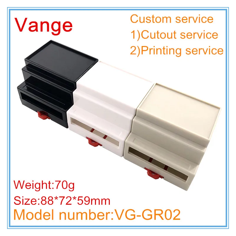 1 шт./лот модульный преобразователь проектная коробка 88*72*59 мм пластиковый корпус