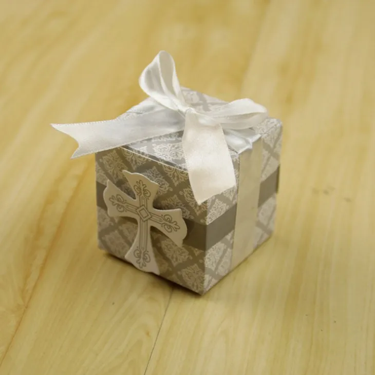 10 шт. пересечение конфеты Коробки ангельская Подарочная коробка для Baby Shower или