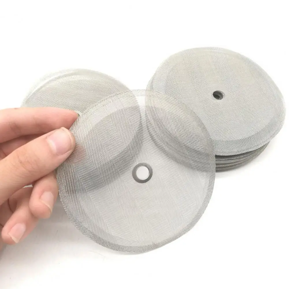 

10/11.8cm Coffee Filter Eco-friendly Anti-rust Stainless Steel Coffee Press Filter Mesh for 34-ounce KONE French Press