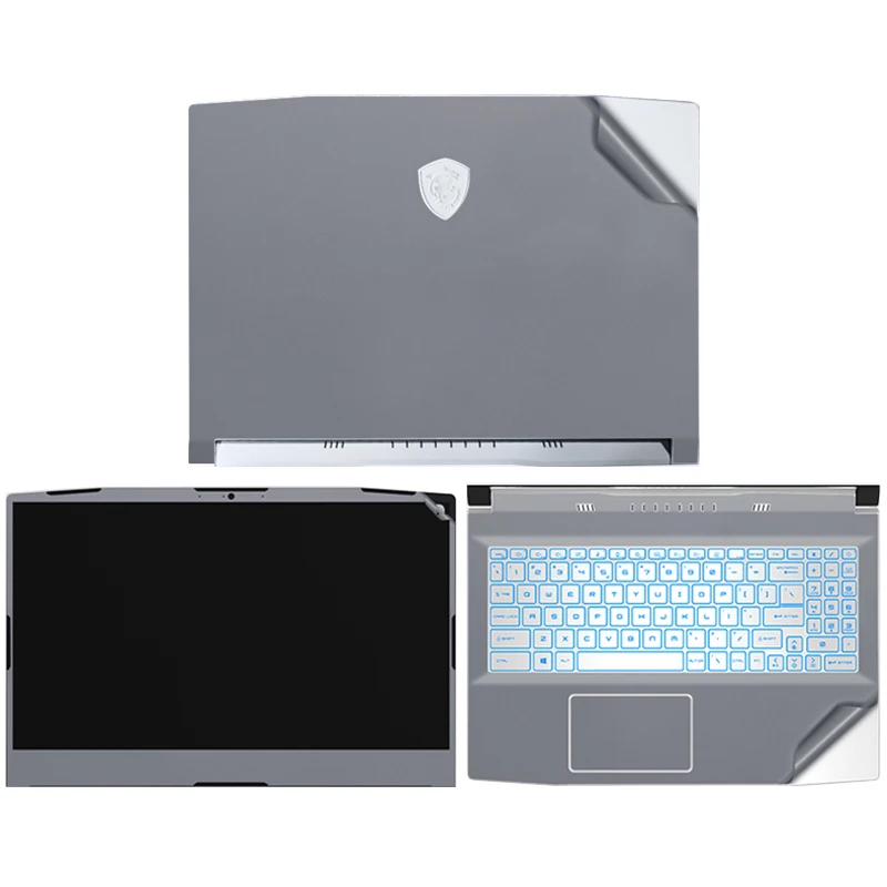 Laptop Skins Cover for MSI GF66 MS-1581 2021 Solid PVC Vinyl Stickers GF76 17.3'' Decals Film | Компьютеры и офис