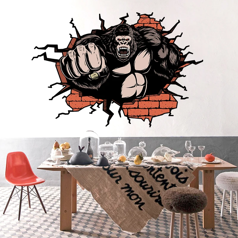 

Cartoon Animal Wall Stickers Modern Fashion Wall Sticker Decor Living Room Bedroom Removable PVC Mural Decal