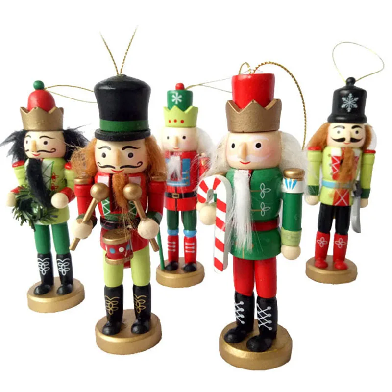 5 шт./компл. 12 см кукла Щелкунчик солдат король классический ручной картины для