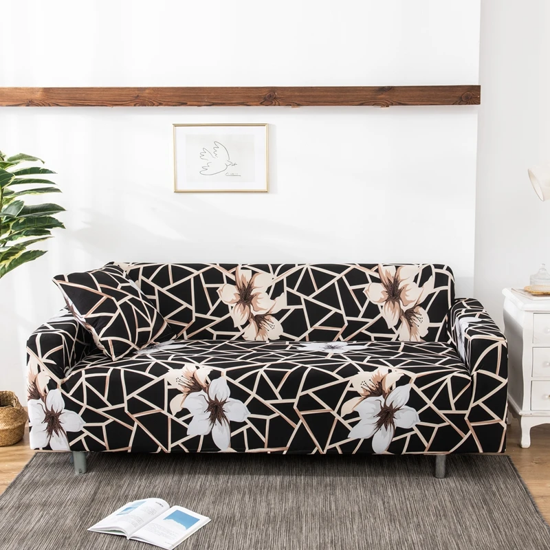 

Stretch Sofa Slipcover Slip-resistant Armchair Couch Sofa Covers for Living Room Corner Sofa 1/2/3/4 Seater