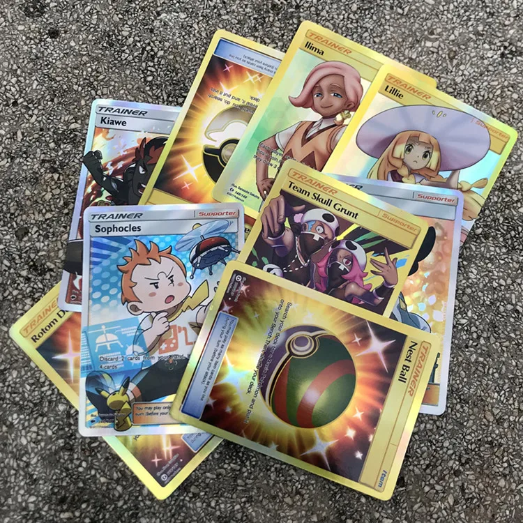 300 Pcs GX 20 60 100pcs MEGA Shining Tomy Pokemon Cards Game Battle Carte 200pcs Anime Trading Cards Album Book Kids Toys Gifts