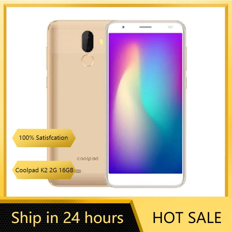 Coolpad K2 4G LTE смартфон с 5 дюймовым дисплеем четырёхъядерным процессором ОЗУ 2 Гб ПЗУ